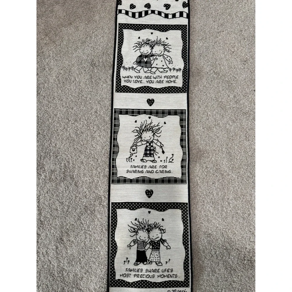 Marci Bell Pull‎ Wall Hanging Art Decor 9x41 Spending Time With Family